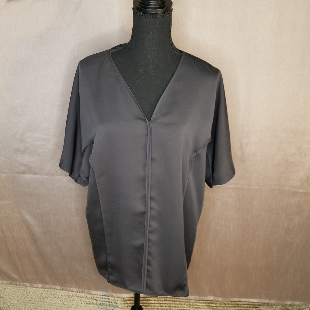 PRIVE Black Short Sleeves Blouse